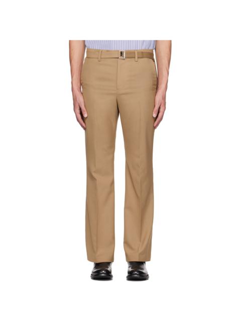 sacai Beige Suiting Trousers