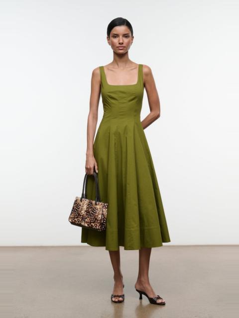 STAUD STAUD WELLS DRESS PEAR