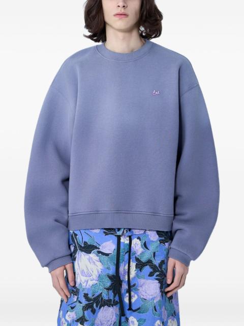 ERL logo-embroidery sweatshirt
