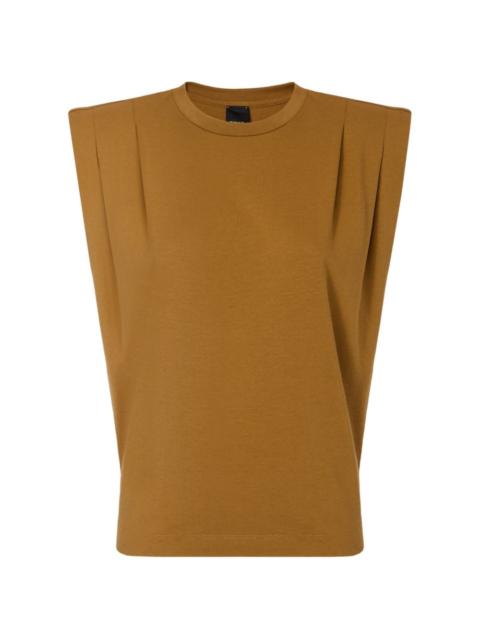 PINKO pleated-detail T-shirt