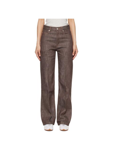 A.P.C. Brown Arno Jeans