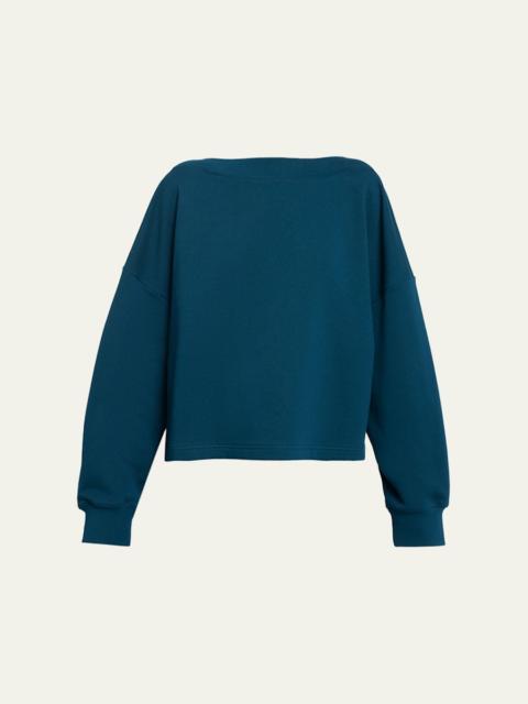 Alaïa Boatneck Oversized Sweatshirt