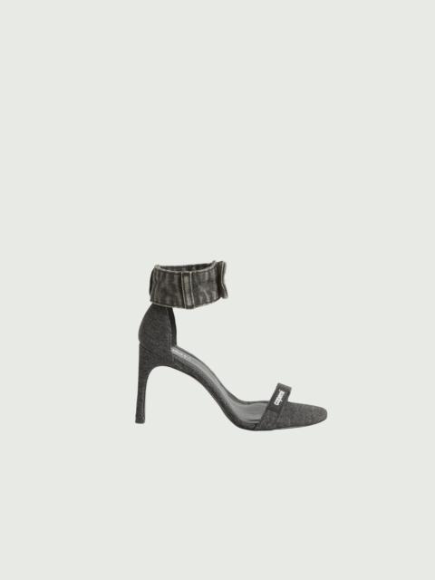 COPERNI Denim Waistband Strap Logo Sandals