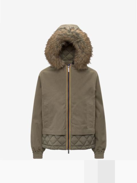 K-WAY Tosca Wax Cotton Nylon Jacket