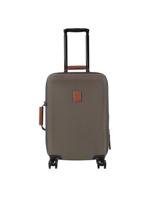 Longchamp Boxford S Suitcase Brown - Recycled canvas