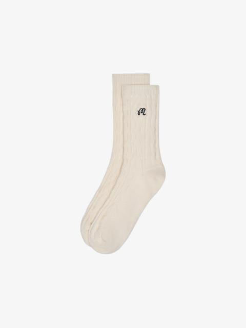 malbon CABLE KNIT SOCK