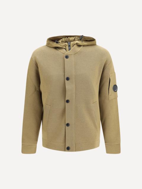 C.P. Company Reversible merino wool and stretch nylon Cardigan
