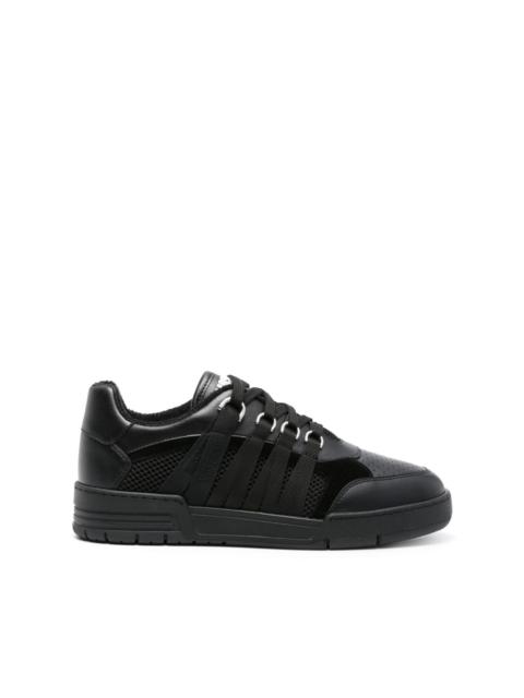 Moschino lace-detailed panelled sneakers