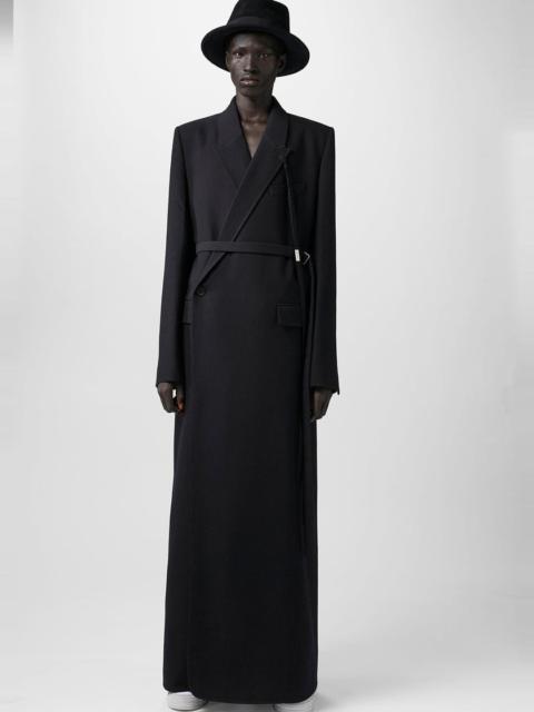 Ann Demeulemeester Dimitri Long Comfort Tailored Wrap Coat