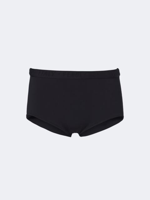 FENDI Logo knitted micro shorts
