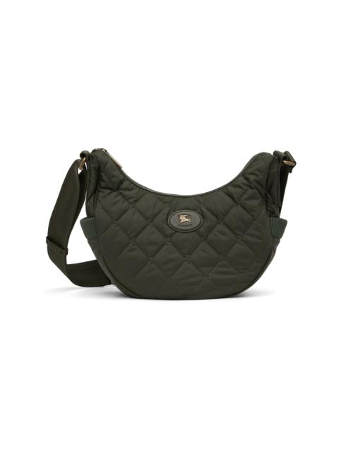 Burberry Green Clifton Horseshoe Crossbody Bag​