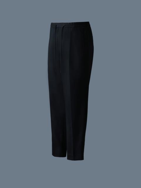 MACKAGE MARTIN Pleated wool pants with elasticized waist