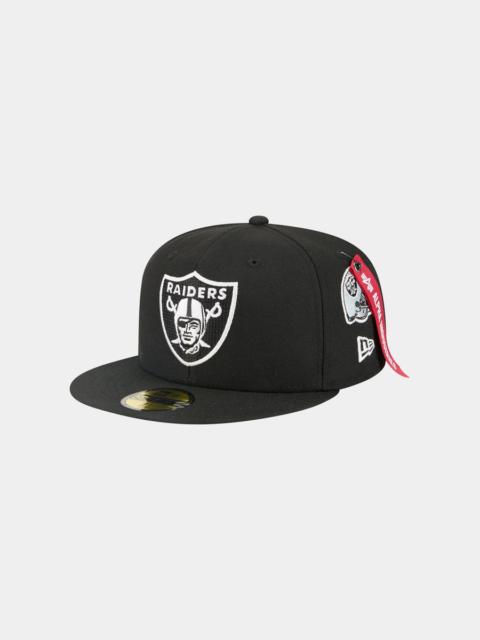 ALPHA INDUSTRIES LAS VEGAS RAIDERS X ALPHA X NEW ERA 59FIFTY FITTED CAP