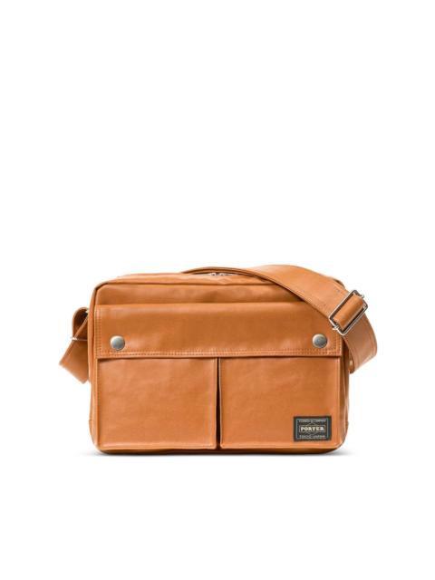 PORTER button flap shoulder bag