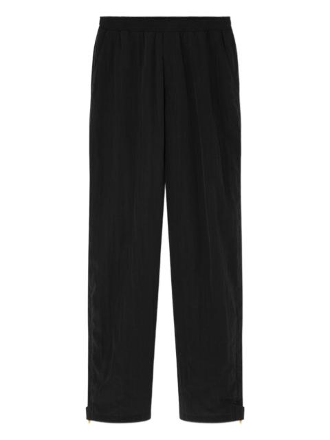VERSACE elasticated-cuff trousers