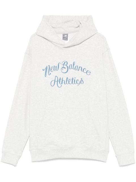 New Balance logo-embroidered hoodie