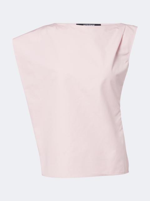 JACQUEMUS Haut Drap cotton top