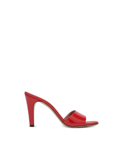 FERRAGAMO stripe detail sandals