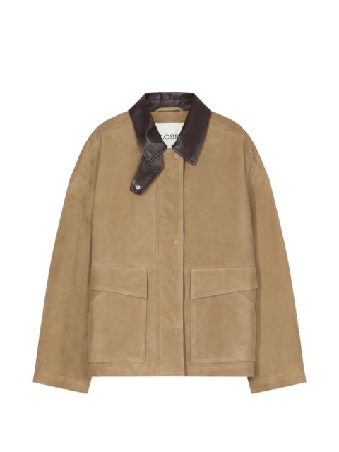 CLOSED Closed Suede Leather Jacket