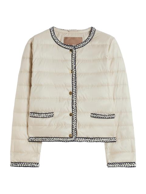 Max Mara Women's Quilted Water Repellent Canvas Padded Jacket - Natural