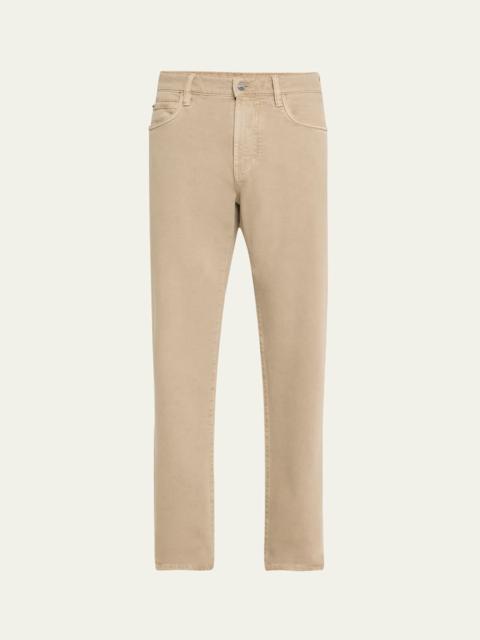 Loro Piana Men's Carlo Hyannis Straight Cotton Trousers
