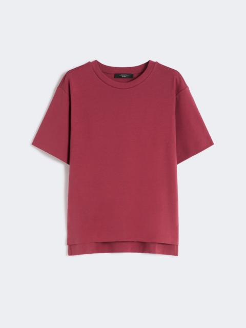 WEEKEND Max Mara Cotton jersey boxy T-shirt - CHERRY