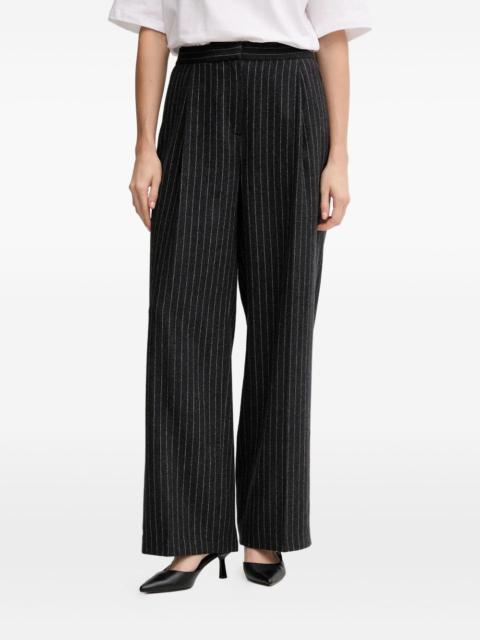 Barbour pinstripe-pattern trousers