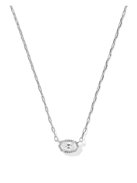 KENDRA SCOTT Mini Elisa Luxe Silver Pendant Necklace