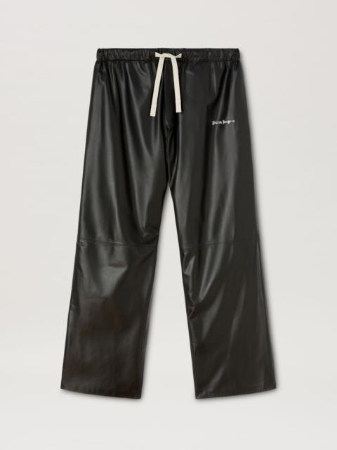 Palm Angels Classic Logo Leather Pants | REVERSIBLE