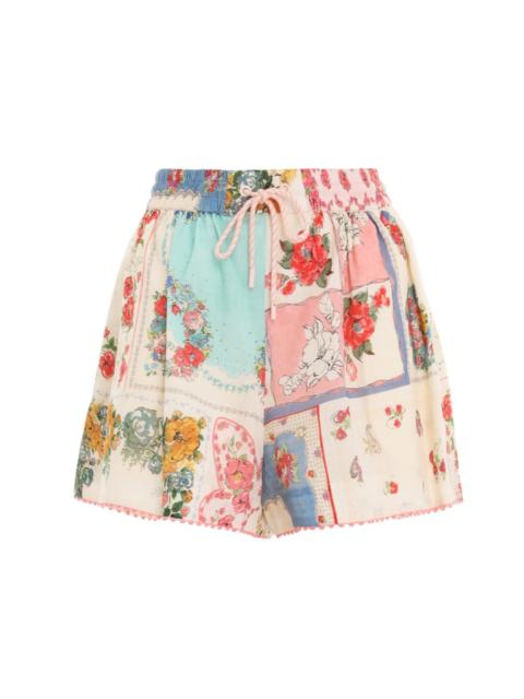 Zimmermann CLOVER PATCHED RELAXED SHORT