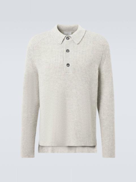 Allude Wool and cashmere polo sweater