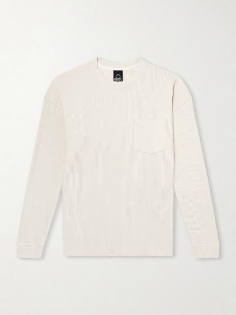 FrizmWORKS Oversized Waffle-Knit Cotton-Blend T-Shirt