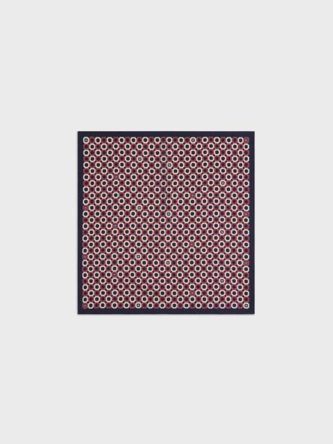 octagon bandana in silk twill