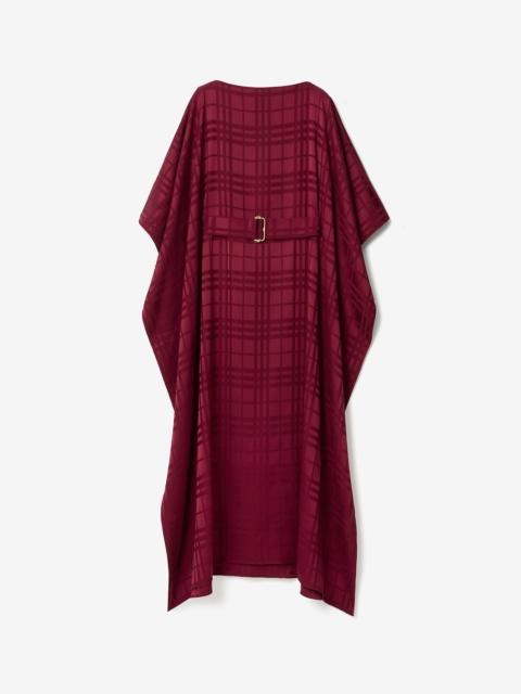 Burberry Check Silk Cape