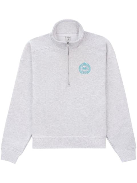 Sporty & Rich zip-up cotton sweatshirt