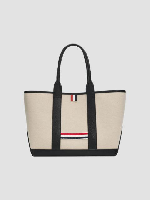 Thom Browne Women's Small Tool Canvas & Leather Tote Bag - Black
