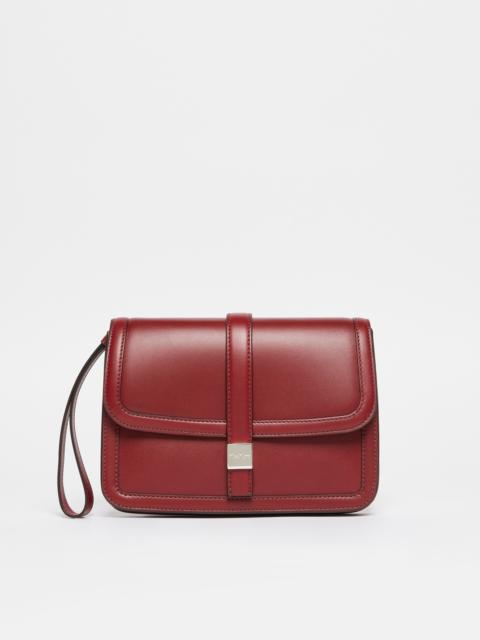 Max Mara BIANCACLUTCH Smooth leather clutch