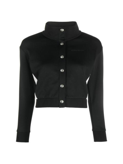 Givenchy panelled-design cropped jacket