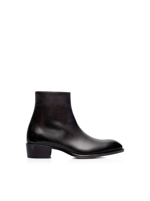 TOM FORD BURNISHED LEATHER VINCENT BOOT