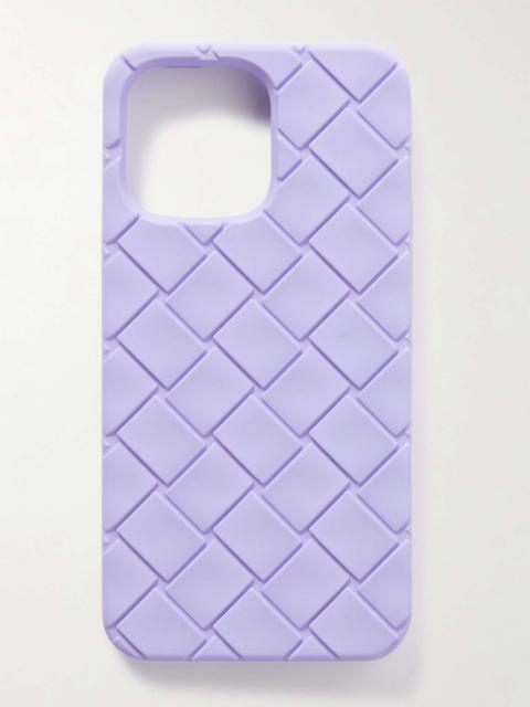 Bottega Veneta Intrecciato Rubber iPhone 14 Pro Max Case