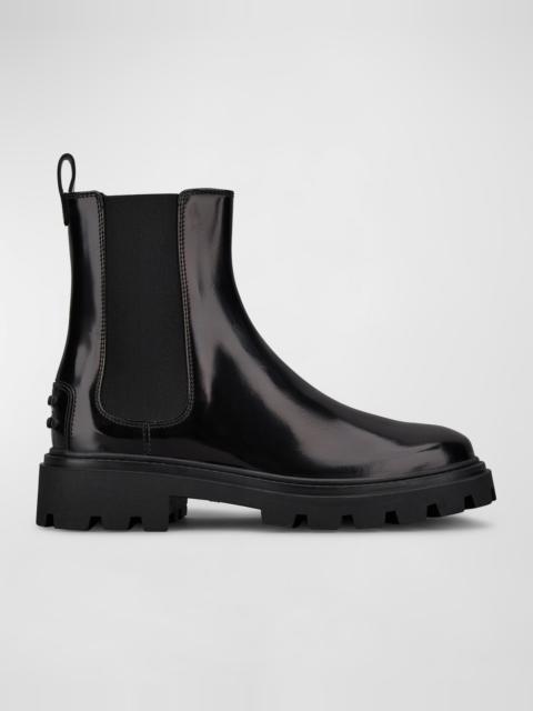 Tod's Leather Chelsea Ankle Booties