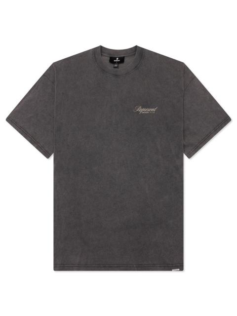 REPRESENT OWNERS CLUB SCRIPT T-SHIRT - VINTAGE GREY