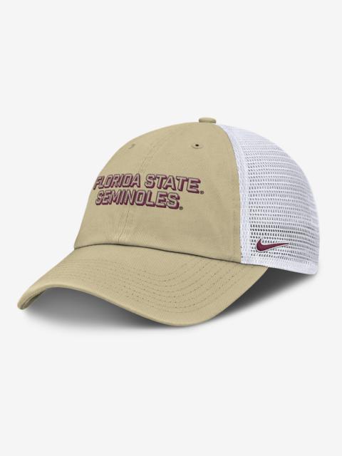 Nike Florida State On-Field Club Gameday Men's Nike College Trucker Adjustable Hat