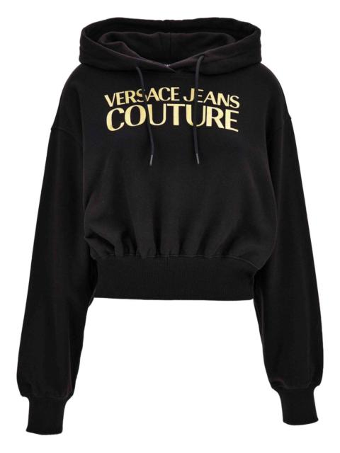 VERSACE JEANS COUTURE logo-emblem hoodie