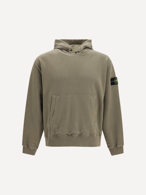 Stone Island Hooded Sweatshirt with front pocket