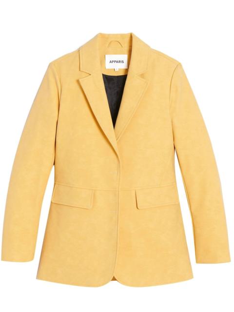 APPARIS faux-leather blazer