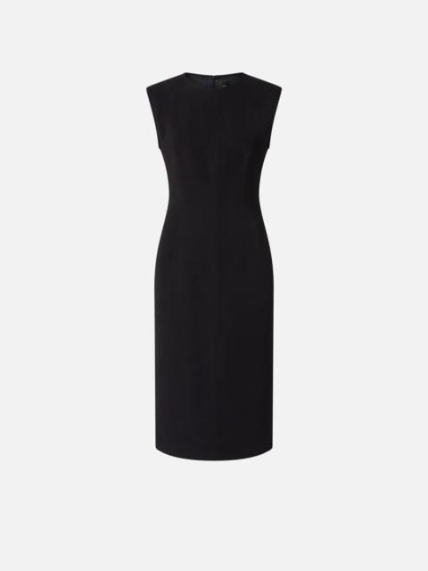 SLEEVELESS LONGUETTE DRESS IN TECHNICAL CADY