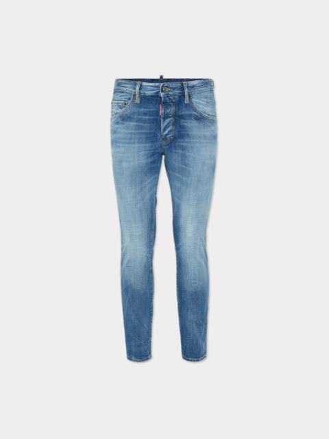 DSQUARED2 LIGHT VINTAGE WASH SKATER JEANS