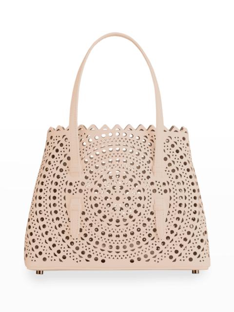 Alaïa Mina Small Laser-Cut Tote Bag