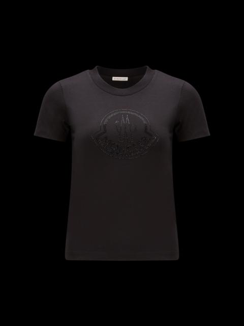 Moncler Crystal Logo T-Shirt